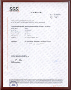 Rapport de test SGS-DIMEX